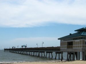 Buckroe Beach fishing pier